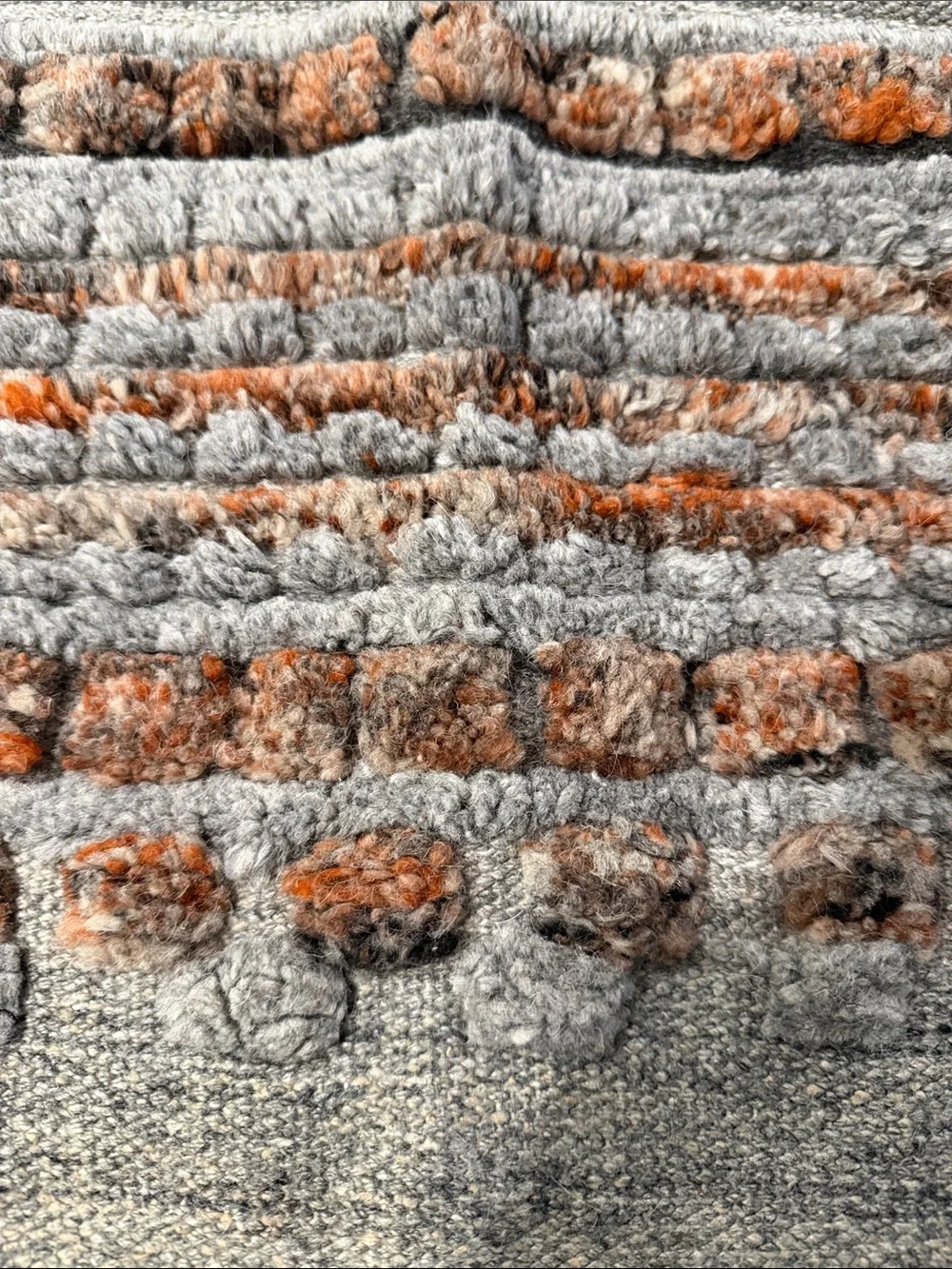 Pottery Barn Gray and Brown Textured Lumbar Pillow Cover